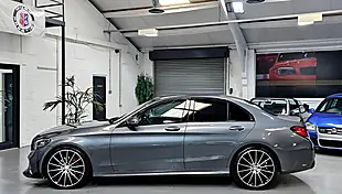 Used 2018 Mercedes-Benz C Class AMG Line Grey - Interior and Exterior details 6
