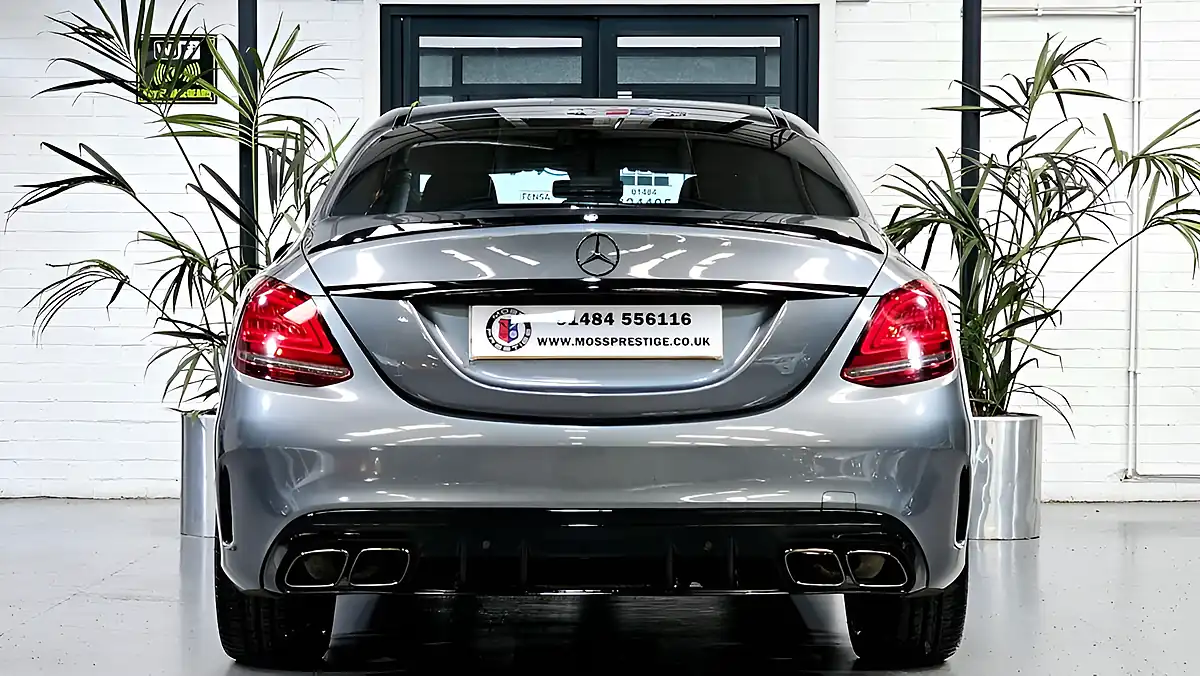 Used 2018 Mercedes-Benz C Class AMG Line Grey - Interior and Exterior details 7