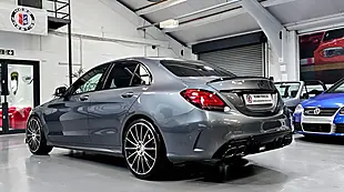 Used 2018 Mercedes-Benz C Class AMG Line Grey - Interior and Exterior details 9