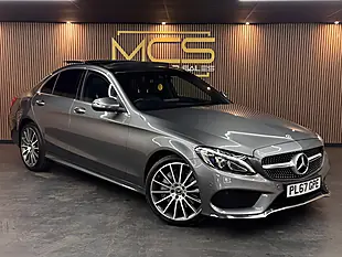 Used 2018 Mercedes-Benz C-Class AMG Line Grey - Interior and Exterior details 3