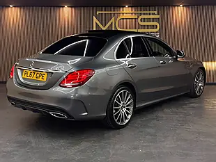 Used 2018 Mercedes-Benz C-Class AMG Line Grey - Interior and Exterior details 5