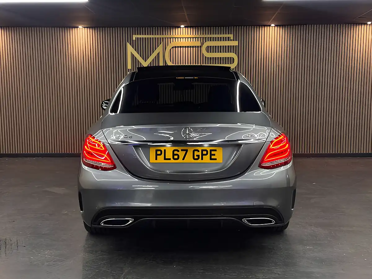 Used 2018 Mercedes-Benz C-Class AMG Line Grey - Interior and Exterior details 6