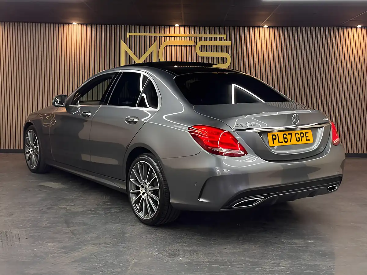 Used 2018 Mercedes-Benz C-Class AMG Line Grey - Interior and Exterior details 7