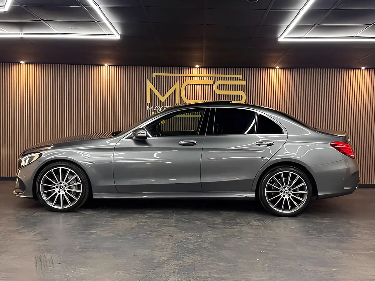 Used 2018 Mercedes-Benz C-Class AMG Line Grey - Interior and Exterior details 8