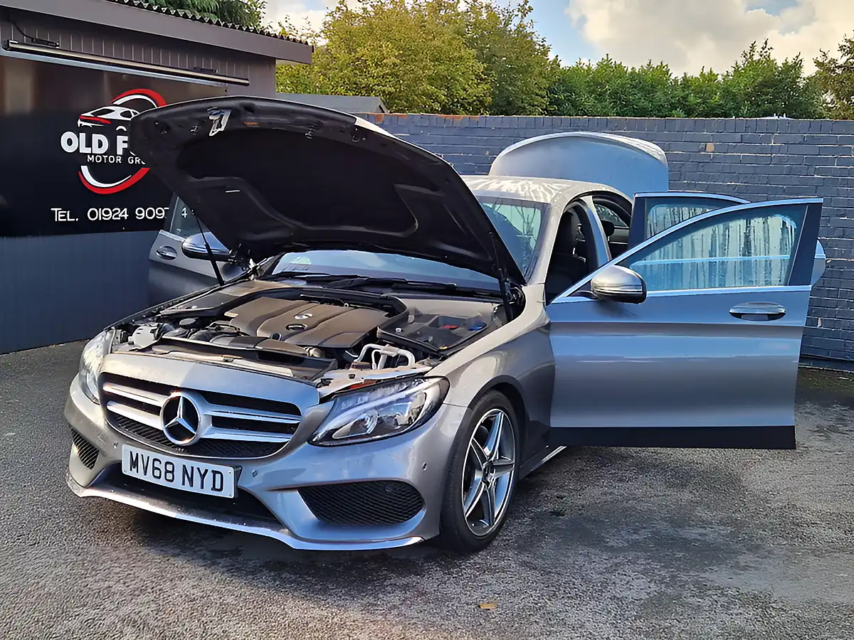 Used 2018 Mercedes-Benz C Class AMG Line Grey - Interior and Exterior details 10