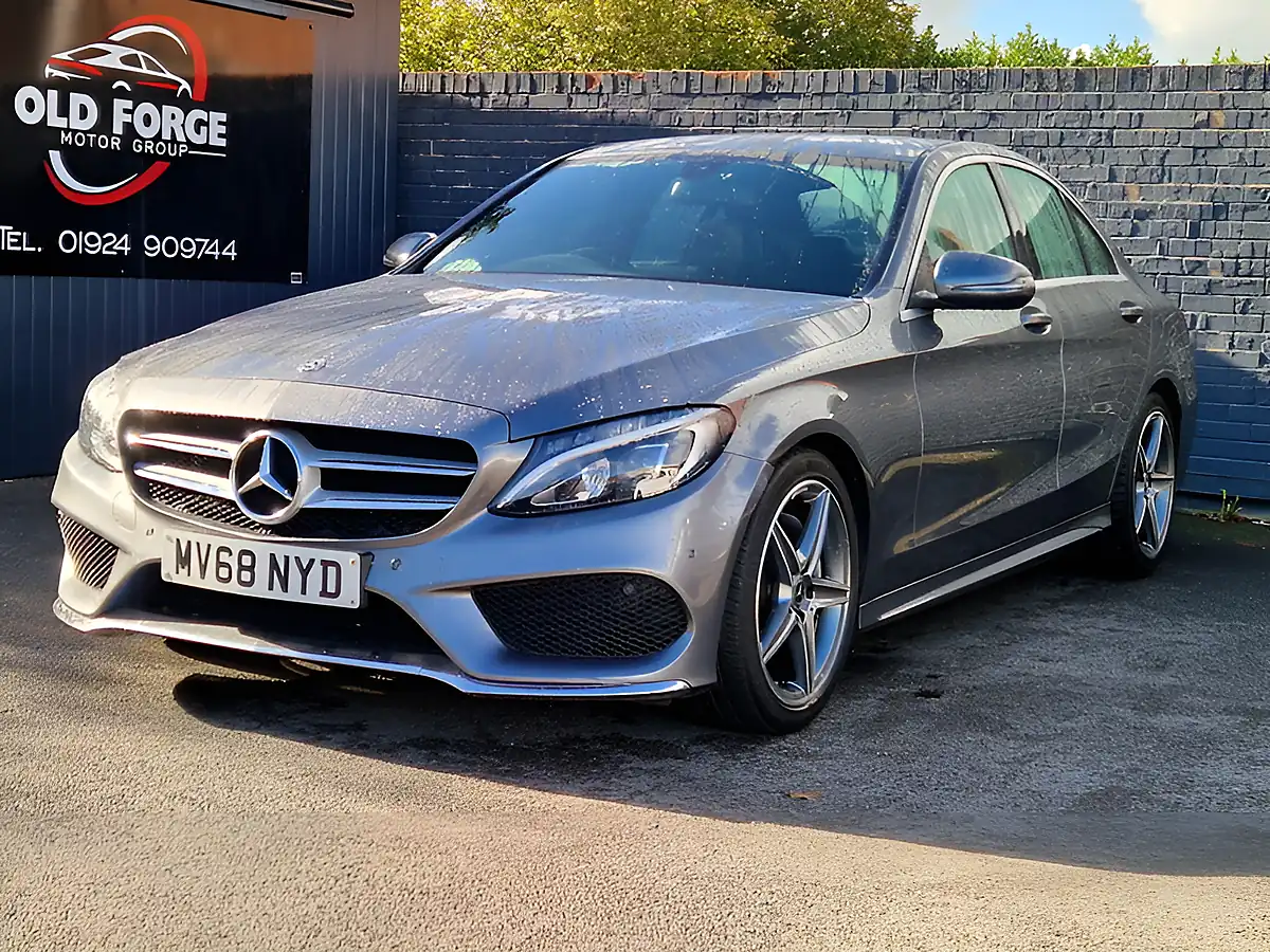 Used 2018 Mercedes-Benz C Class AMG Line Grey - Interior and Exterior details 11