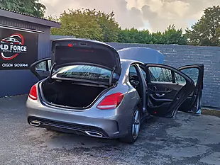 Used 2018 Mercedes-Benz C Class AMG Line Grey - Interior and Exterior details 12
