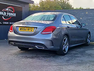 Used 2018 Mercedes-Benz C Class AMG Line Grey - Interior and Exterior details 13