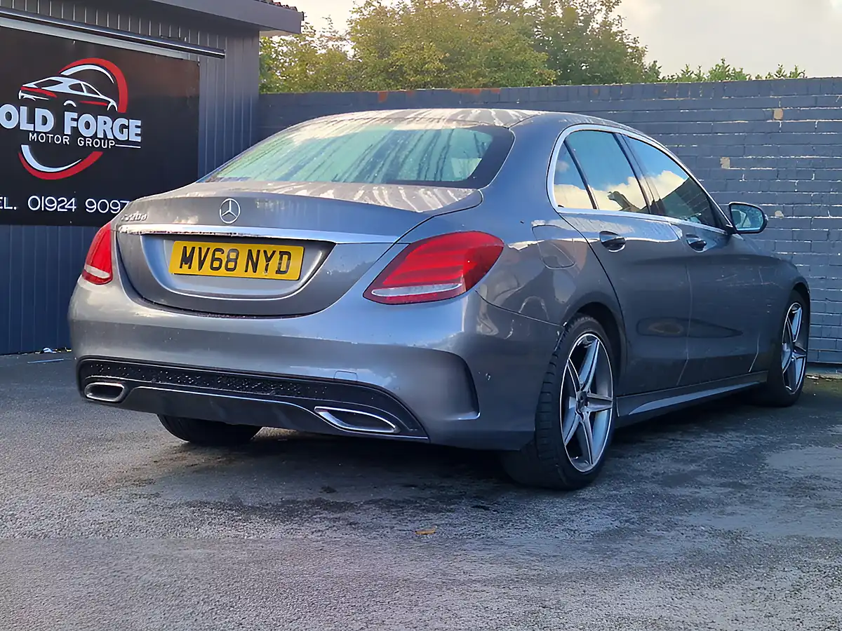 Used 2018 Mercedes-Benz C Class AMG Line Grey - Interior and Exterior details 13