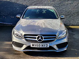 Used 2018 Mercedes-Benz C Class AMG Line Grey - Interior and Exterior details 4