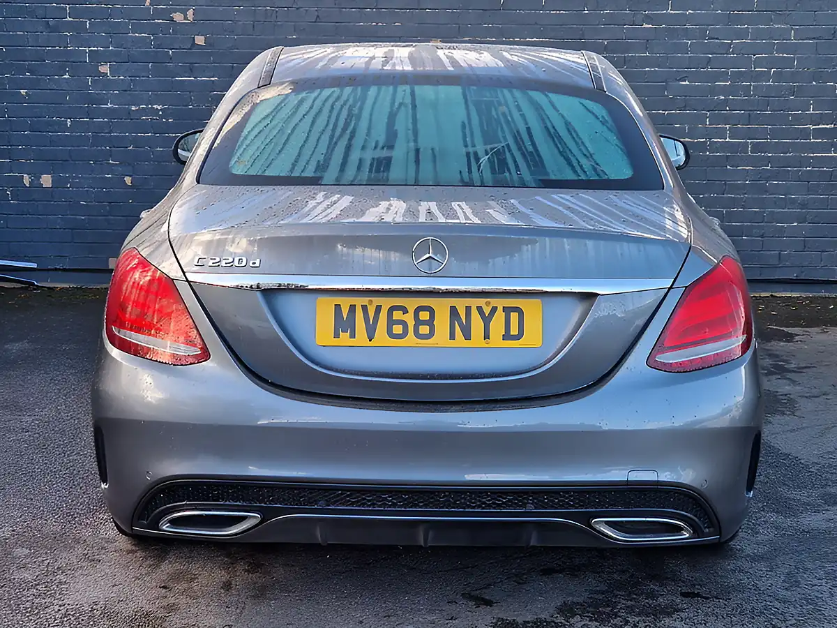 Used 2018 Mercedes-Benz C Class AMG Line Grey - Interior and Exterior details 9
