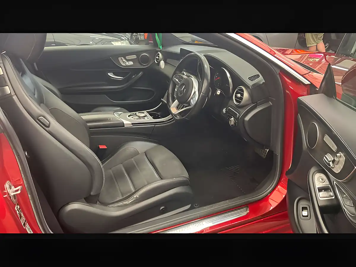 Used 2018 Mercedes-Benz C Class AMG Line Hyacinth Red - Interior and Exterior details 10