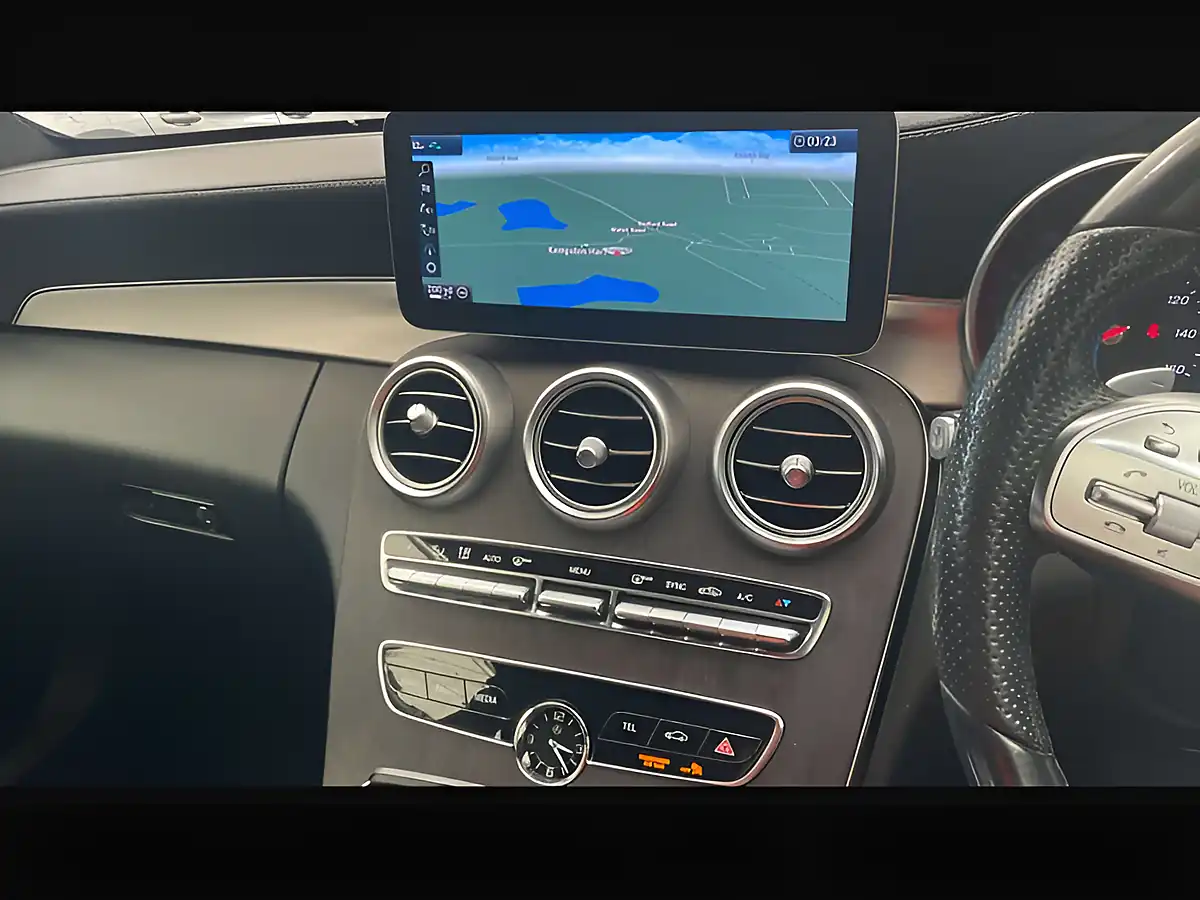 Used 2018 Mercedes-Benz C Class AMG Line Hyacinth Red - Interior and Exterior details 11