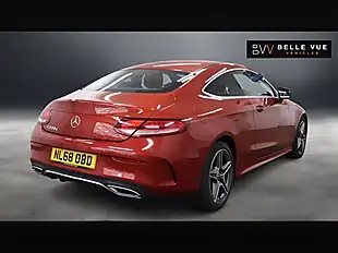 Used 2018 Mercedes-Benz C Class AMG Line Hyacinth Red - Interior and Exterior details 4