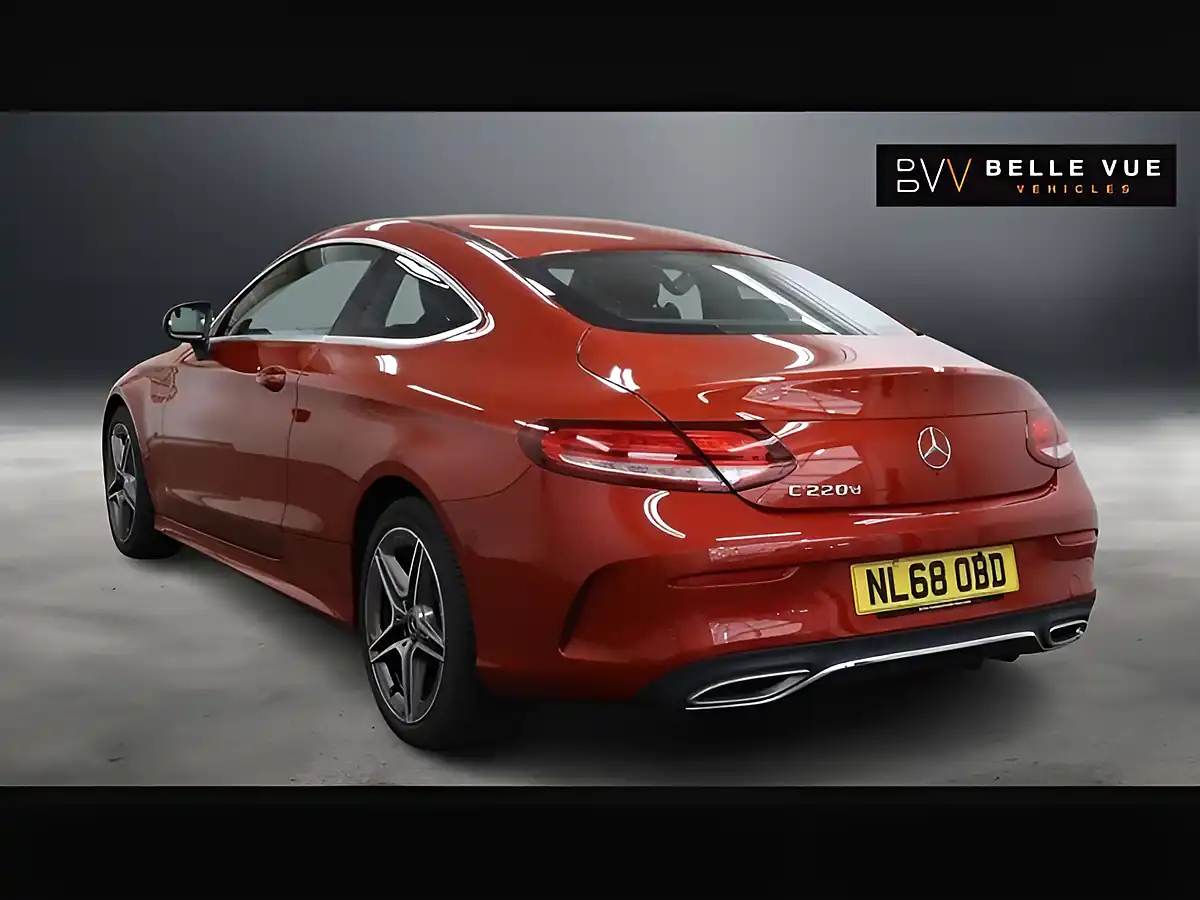 Used 2018 Mercedes-Benz C Class AMG Line Hyacinth Red - Interior and Exterior details 5