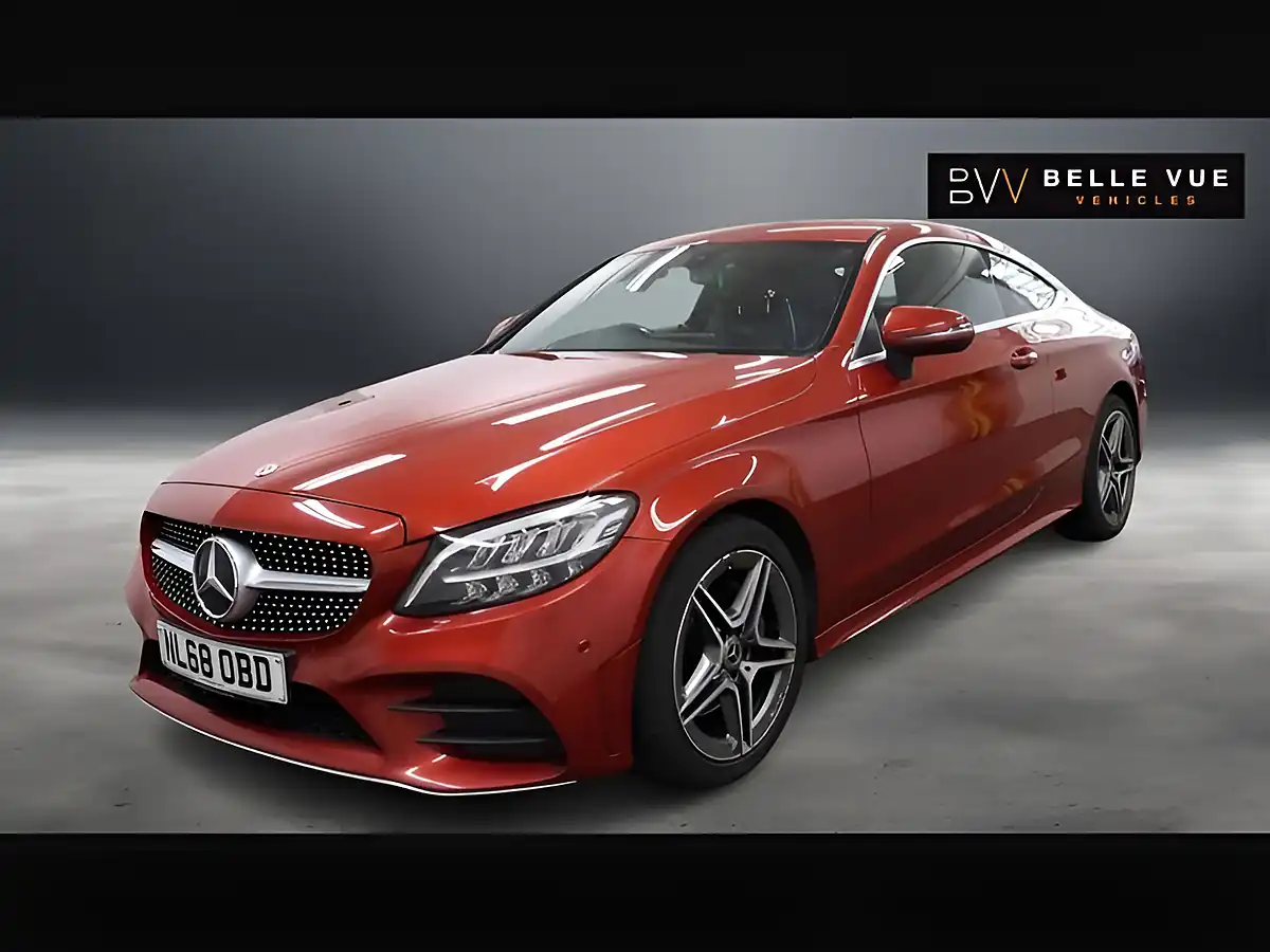 Used 2018 Mercedes-Benz C Class AMG Line Hyacinth Red - Interior and Exterior details 8