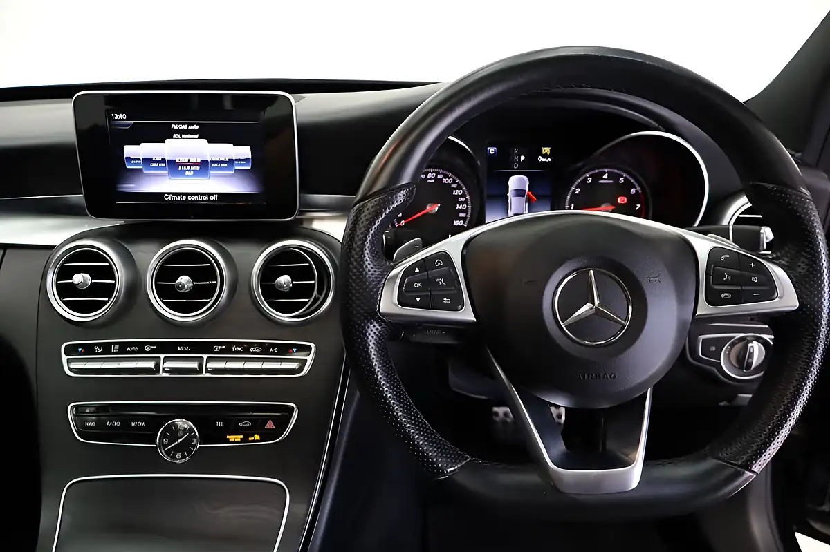 Used 2018 Mercedes-Benz C Class AMG Line (premium) Black - Interior and Exterior details 14