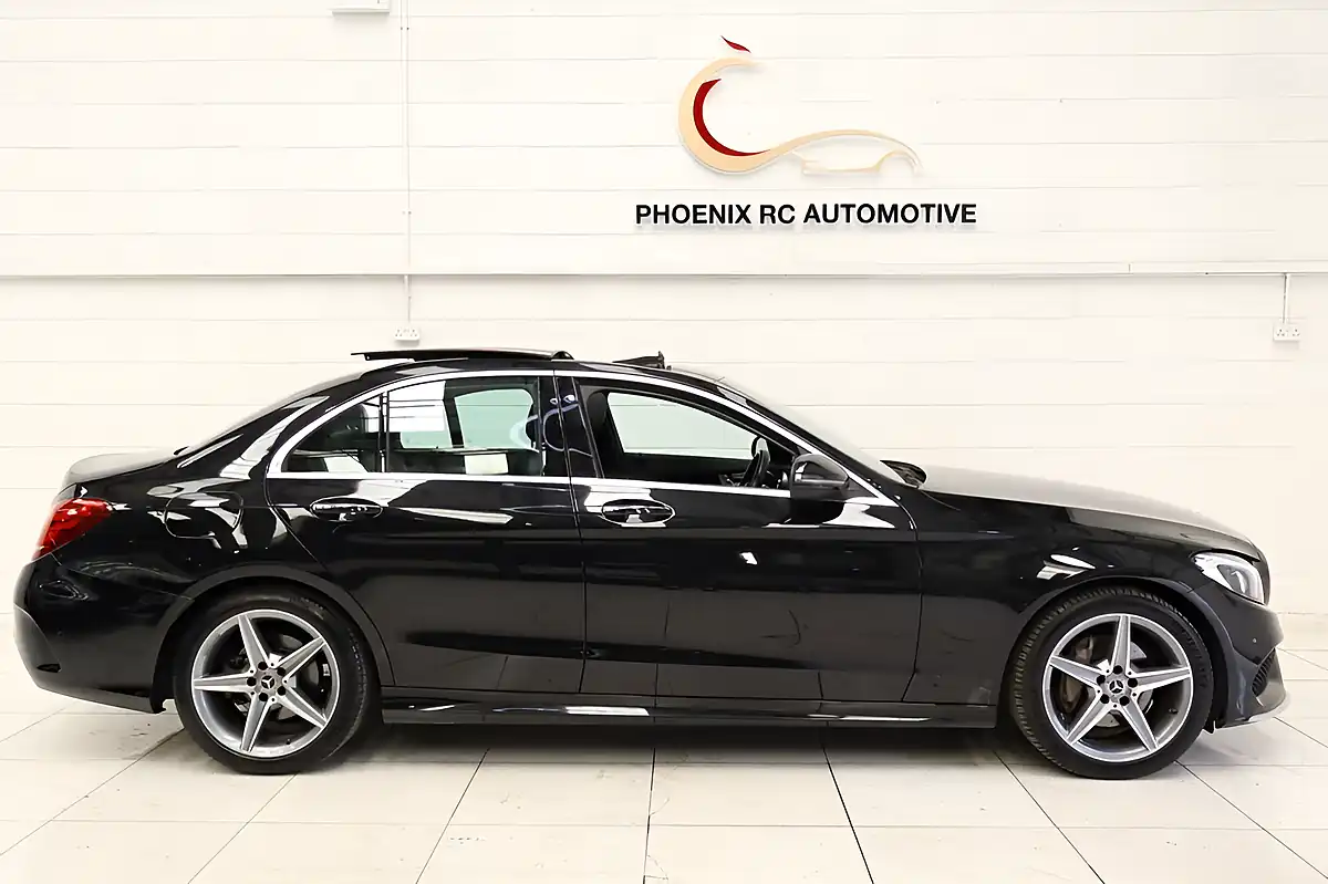 Used 2018 Mercedes-Benz C Class AMG Line (premium) Black - Interior and Exterior details 3