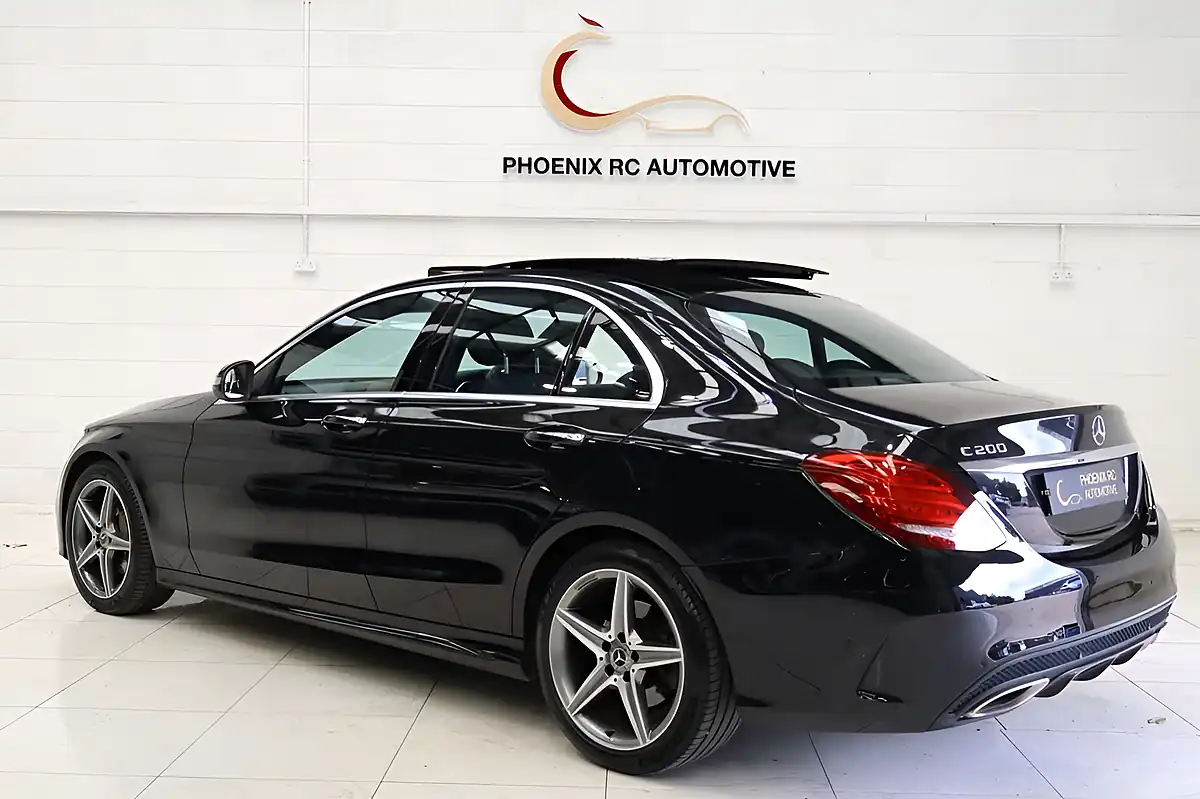 Used 2018 Mercedes-Benz C Class AMG Line (premium) Black - Interior and Exterior details 6