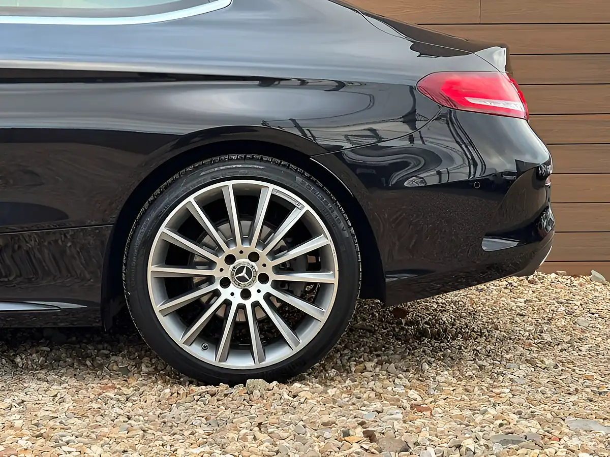 Used 2018 Mercedes-Benz C Class AMG Line Premium Black - Interior and Exterior details 11