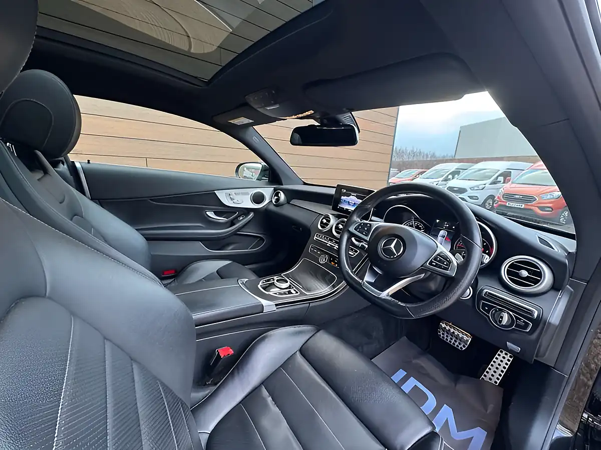 Used 2018 Mercedes-Benz C Class AMG Line Premium Black - Interior and Exterior details 16