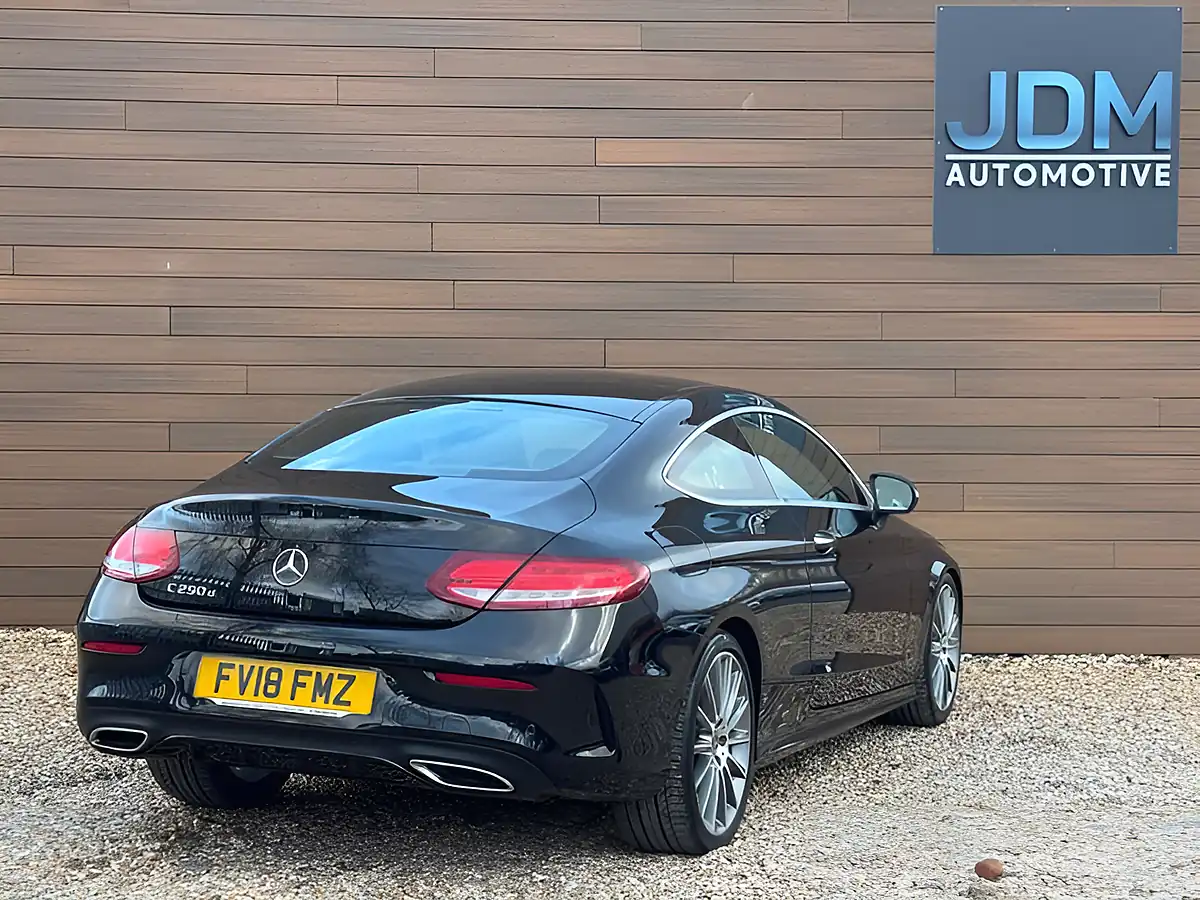 Used 2018 Mercedes-Benz C Class AMG Line Premium Black - Interior and Exterior details 3