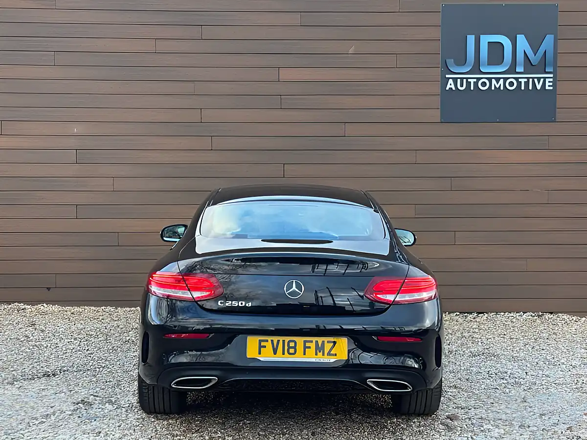 Used 2018 Mercedes-Benz C Class AMG Line Premium Black - Interior and Exterior details 4