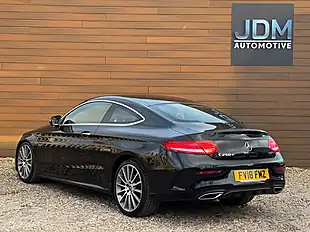 Used 2018 Mercedes-Benz C Class AMG Line Premium Black - Interior and Exterior details 5