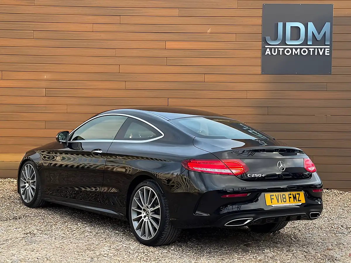 Used 2018 Mercedes-Benz C Class AMG Line Premium Black - Interior and Exterior details 5