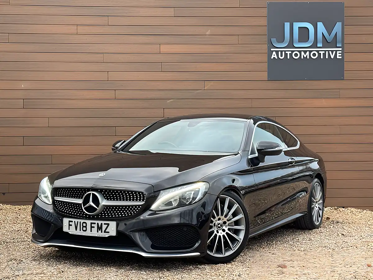 Used 2018 Mercedes-Benz C Class AMG Line Premium Black - Interior and Exterior details 7