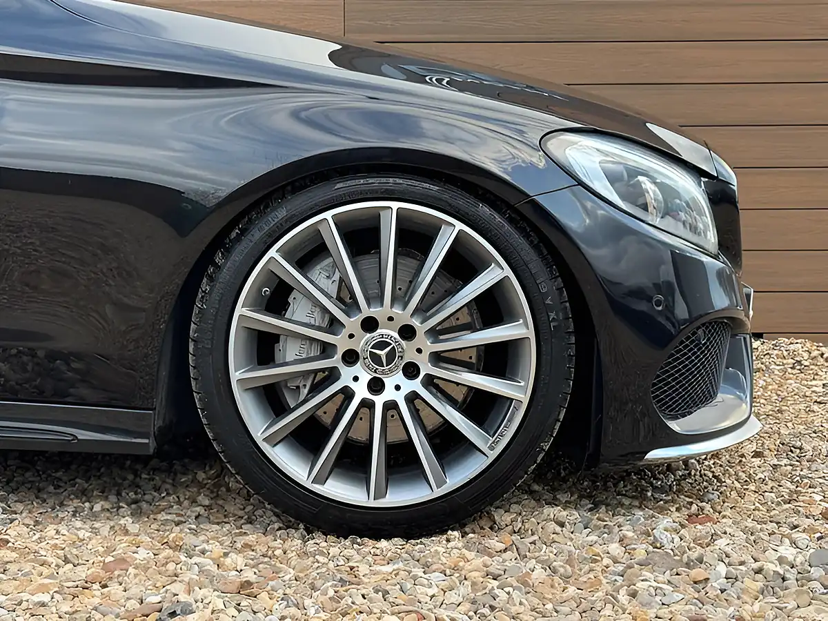 Used 2018 Mercedes-Benz C Class AMG Line Premium Black - Interior and Exterior details 9