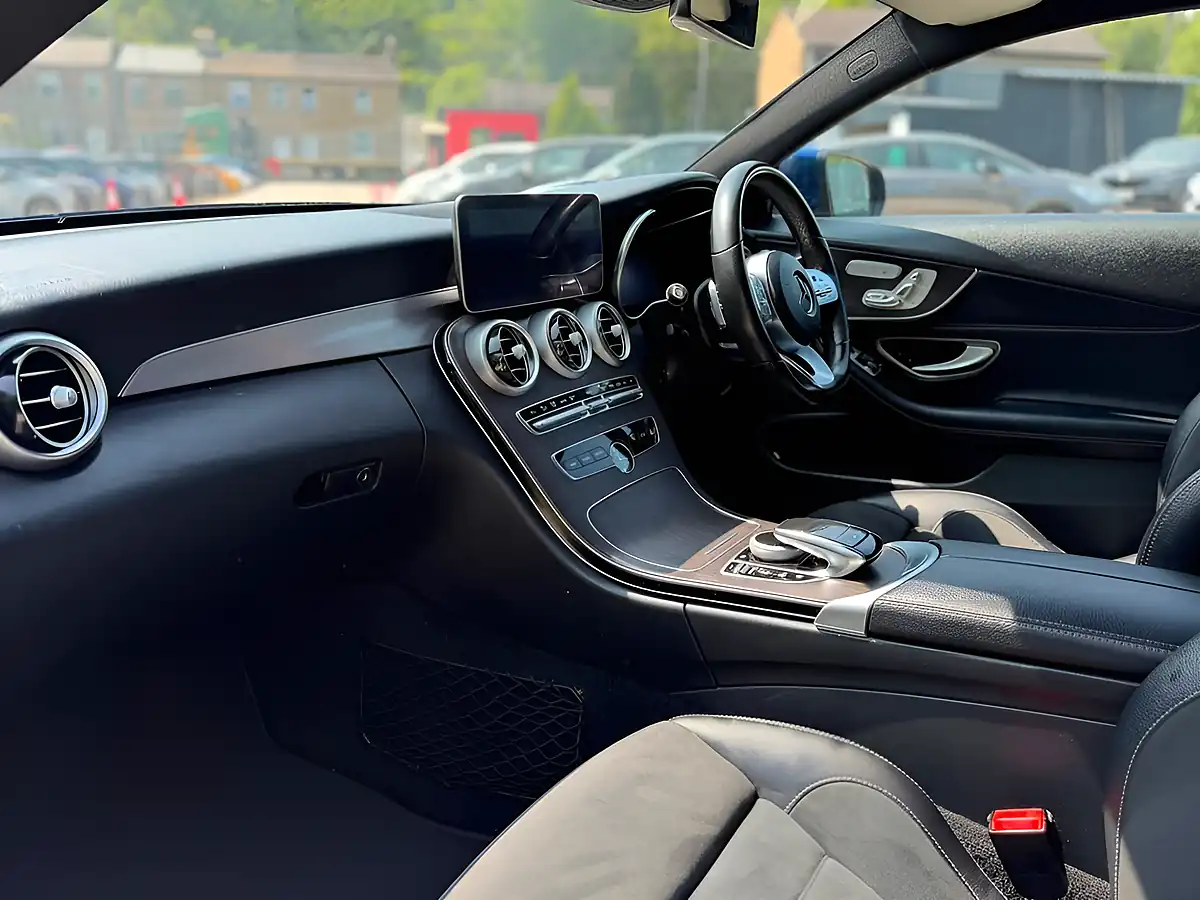 Used 2018 Mercedes-Benz C Class AMG Line (premium) Blue - Interior and Exterior details 3