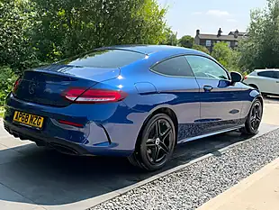 Used 2018 Mercedes-Benz C Class AMG Line (premium) Blue - Interior and Exterior details 5