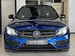 Used 2018 Mercedes-Benz C Class AMG Line (premium) Blue - Interior and Exterior details 2