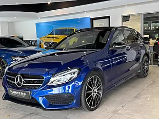 Used 2018 Mercedes-Benz C Class AMG Line (premium) Blue - Interior and Exterior details 3