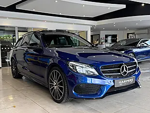 Used 2018 Mercedes-Benz C Class AMG Line (premium) Blue - Interior and Exterior details 5