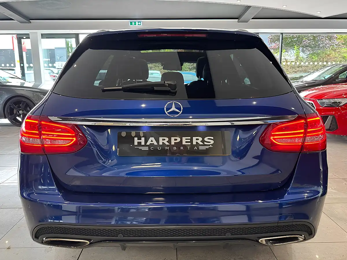 Used 2018 Mercedes-Benz C Class AMG Line (premium) Blue - Interior and Exterior details 6