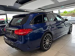 Used 2018 Mercedes-Benz C Class AMG Line (premium) Blue - Interior and Exterior details 7