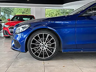 Used 2018 Mercedes-Benz C Class AMG Line (premium) Blue - Interior and Exterior details 8