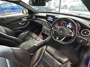 Used 2018 Mercedes-Benz C Class AMG Line (premium) Blue - Interior and Exterior details 9