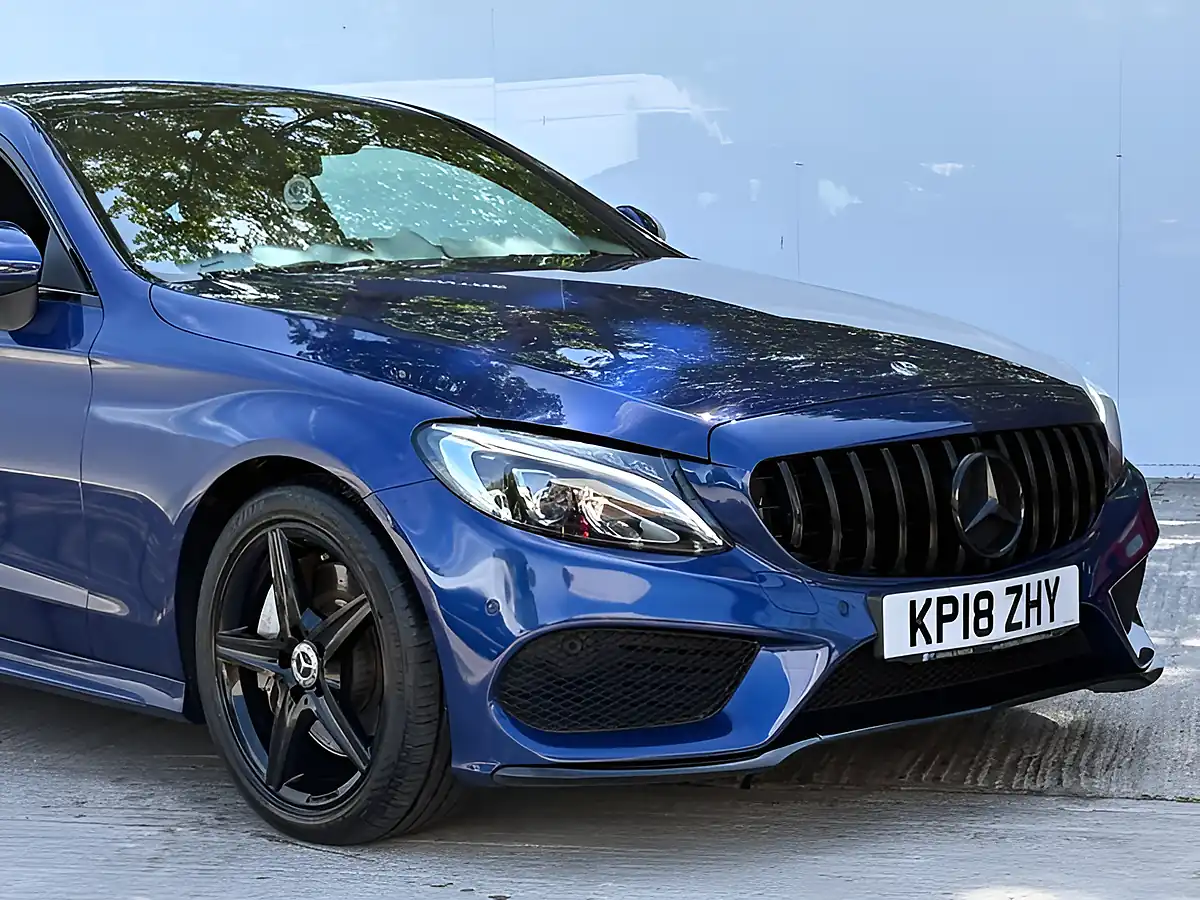 Used 2018 Mercedes-Benz C Class AMG Line Premium+ Cavansite Blue - Interior and Exterior details 2