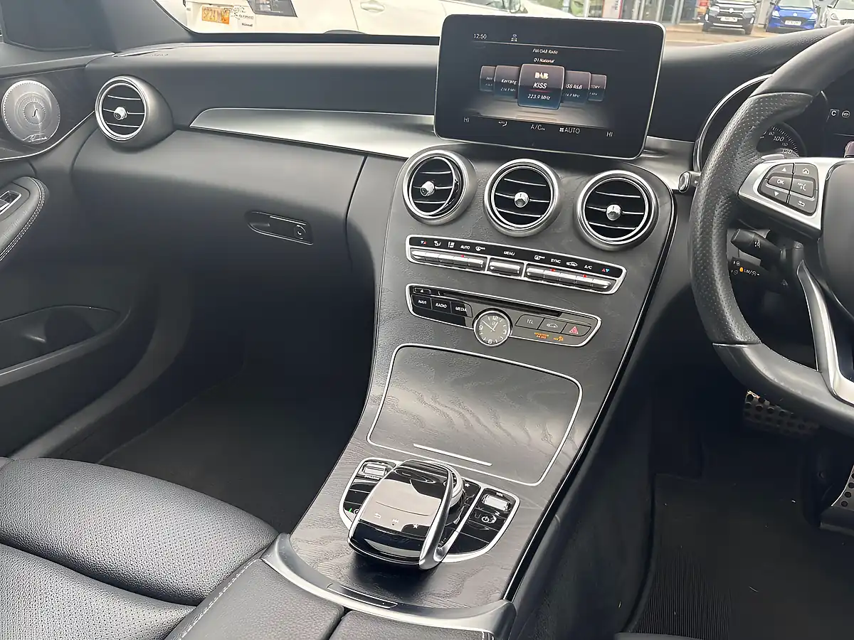 Used 2018 Mercedes-Benz C Class AMG Line (premium Plus) Black - Interior and Exterior details 12