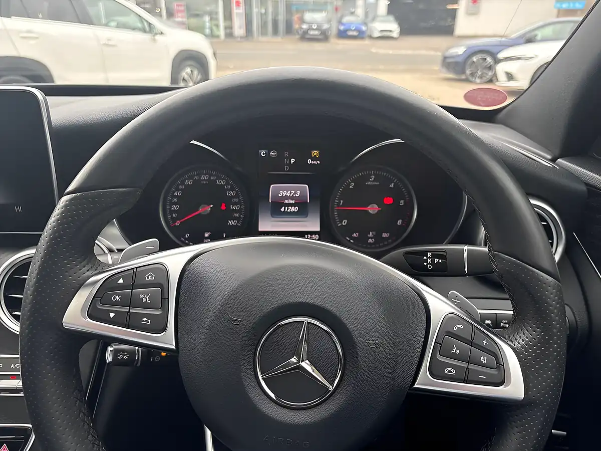Used 2018 Mercedes-Benz C Class AMG Line (premium Plus) Black - Interior and Exterior details 19