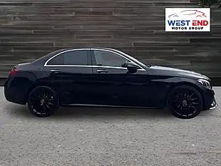 Used 2018 Mercedes-Benz C Class AMG Line (premium Plus) Black - Interior and Exterior details 2