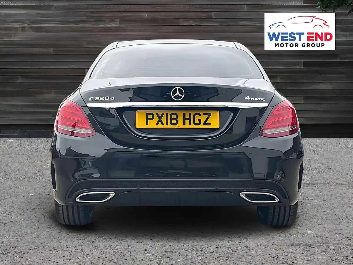 Used 2018 Mercedes-Benz C Class AMG Line (premium Plus) Black - Interior and Exterior details 4