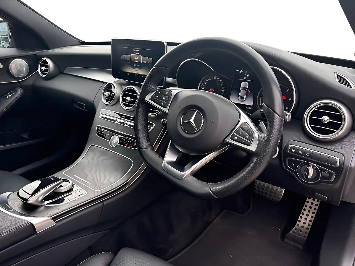 Used 2018 Mercedes-Benz C Class AMG Line (premium Plus) Black - Interior and Exterior details 8