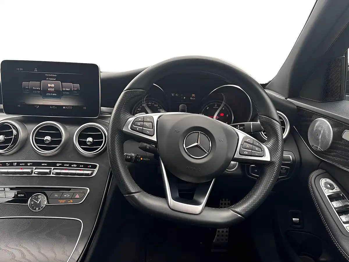 Used 2018 Mercedes-Benz C Class AMG Line (premium Plus) Black - Interior and Exterior details 9