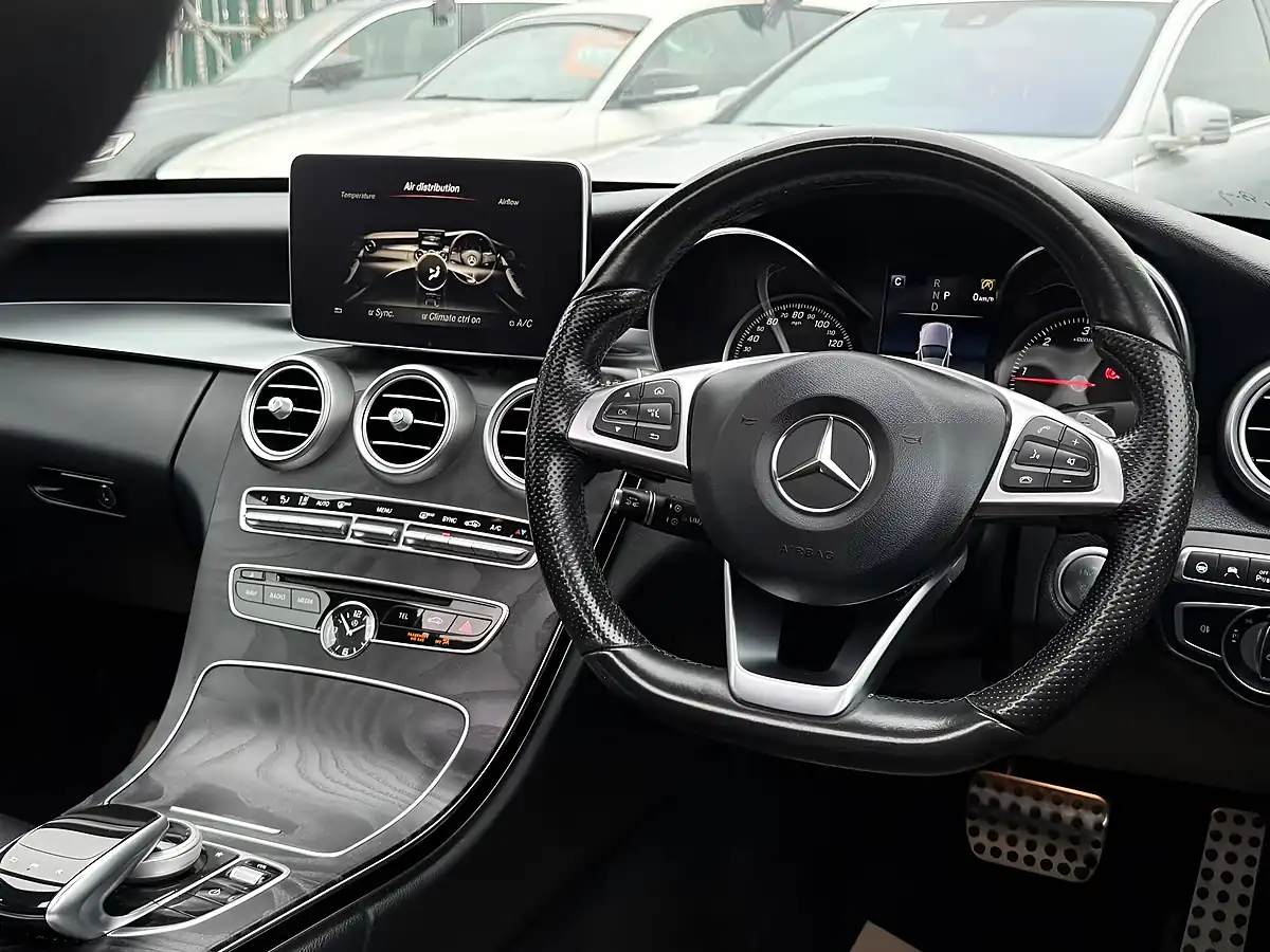 Used 2018 Mercedes-Benz C Class AMG Line (premium Plus) Black - Interior and Exterior details 10