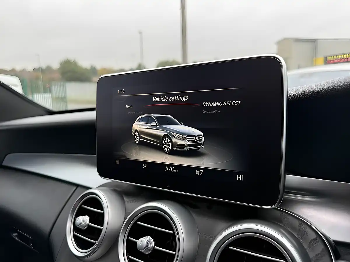 Used 2018 Mercedes-Benz C Class AMG Line (premium Plus) Black - Interior and Exterior details 16