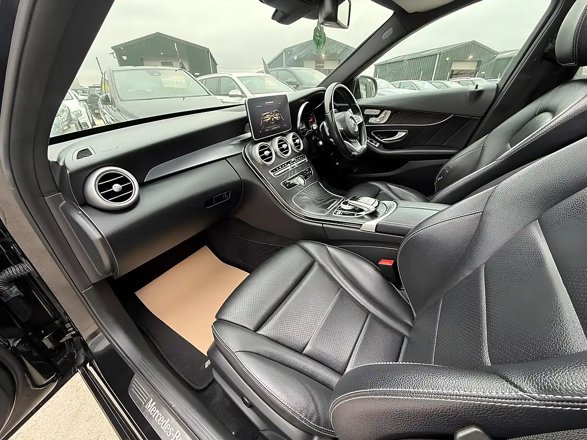 Used 2018 Mercedes-Benz C Class AMG Line (premium Plus) Black - Interior and Exterior details 18